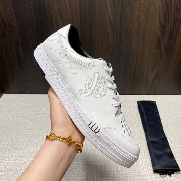 fashion man casual shoes luxury designer sneaker genuine leather mesh pointed toe race runner outdoors trainers with box us38-45 b64, Black
fashion man casual shoes luxury designer sneaker genuine leather mesh pointed toe race runner outdoors trainers with box us38-45 b64, Black