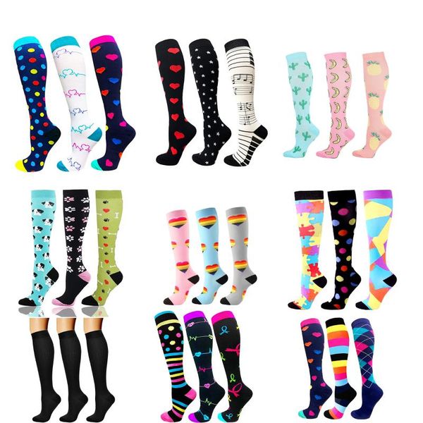 men's socks sport compression 3 or 6 pairs knee high sok varicose veins sock calcetines de compresion women medias, Black
men's socks sport compression 3 or 6 pairs knee high sok varicose veins sock calcetines de compresion women medias, Black