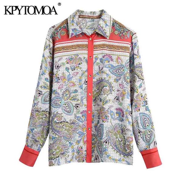 women fashion paisley print loose cozy blouses vintage long sleeve button-up female shirts blusas chic 210420, White
women fashion paisley print loose cozy blouses vintage long sleeve button-up female shirts blusas chic 210420, White