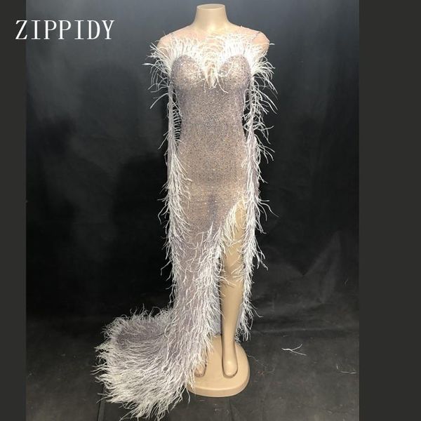 design white feather mesh dress birthday celebrate see through transparent net evening costume youdu casual dresses, Black;gray
design white feather mesh dress birthday celebrate see through transparent net evening costume youdu casual dresses, Black;gray