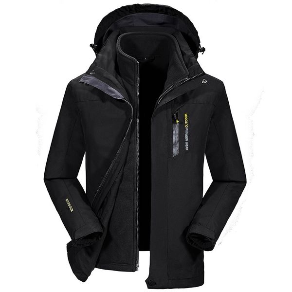outdoor mountaineering men's and women's waterproof windproof winter riding thickened skiing couple's three in one suit, Gray
outdoor mountaineering men's and women's waterproof windproof winter riding thickened skiing couple's three in one suit, Gray