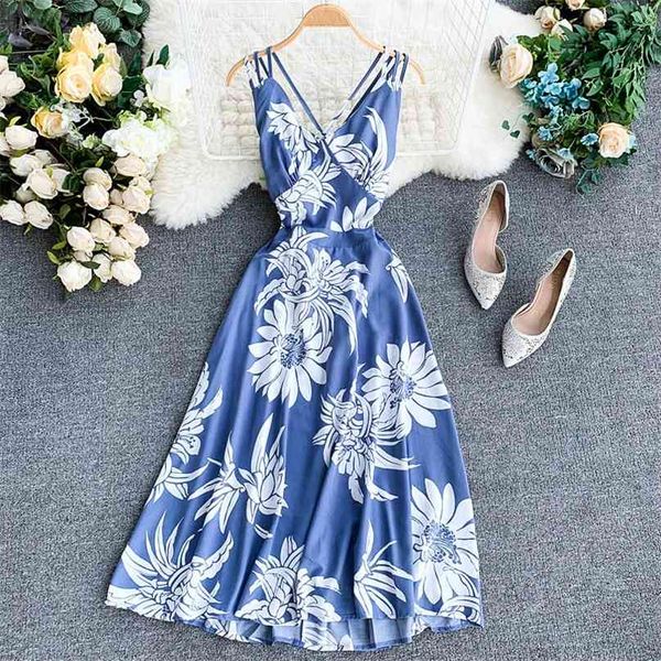 backless dress summer v-collar chiffon print high waist slim beach holiday women elegant vestidos h022 210527, Black;gray
backless dress summer v-collar chiffon print high waist slim beach holiday women elegant vestidos h022 210527, Black;gray