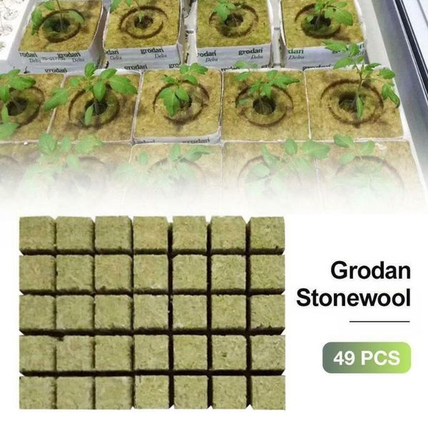 50pc grow plug one bag grodan 1" starter plugs propagation hydroponic cubes - rockwool cloning m6g4 planters & pots
50pc grow plug one bag grodan 1" starter plugs propagation hydroponic cubes - rockwool cloning m6g4 planters & pots