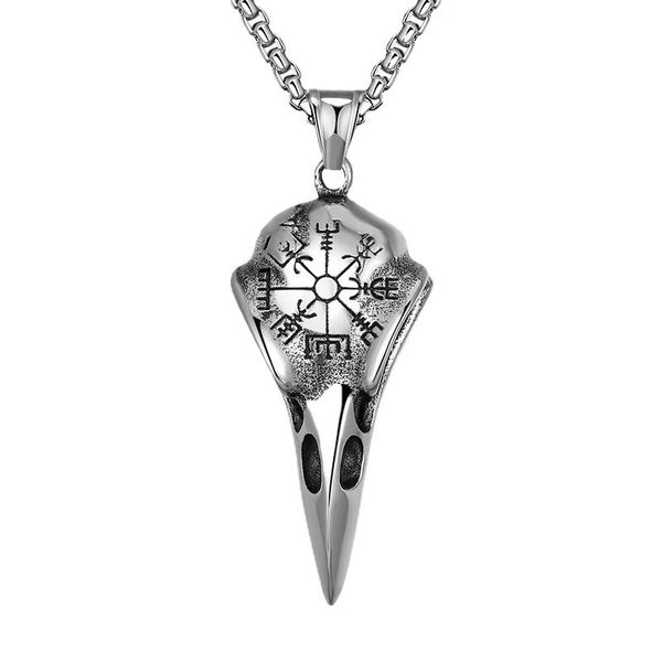 pendant necklaces 2022 titanium steel eagle beak necklace punk hip hop stainless rune vintage jewelry, Silver
pendant necklaces 2022 titanium steel eagle beak necklace punk hip hop stainless rune vintage jewelry, Silver