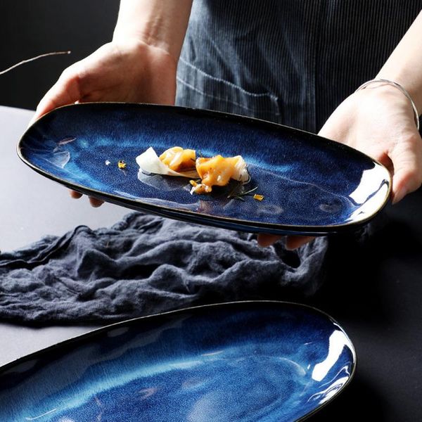 dishes & plates ceramic large oval fish plate special restaurant tableware steamed sushi western dinner
dishes & plates ceramic large oval fish plate special restaurant tableware steamed sushi western dinner