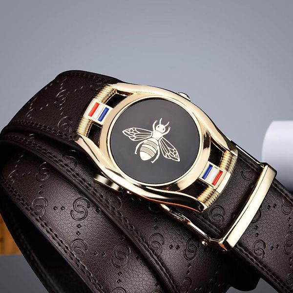 belts fashion men leather strap for automatic buckle waist belt waistband, Black;brown
belts fashion men leather strap for automatic buckle waist belt waistband, Black;brown