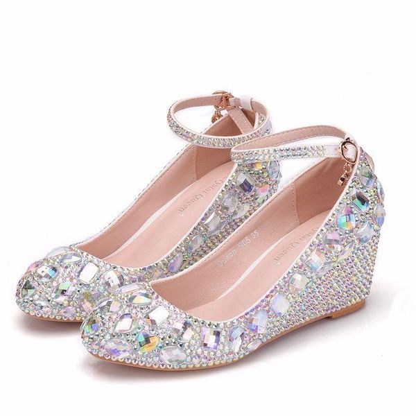dress shoes 2021 spring autumn casual wedges high-heeled women pumps wedding party banquet pu rhinestones buckle strap 5.5cm, Black
dress shoes 2021 spring autumn casual wedges high-heeled women pumps wedding party banquet pu rhinestones buckle strap 5.5cm, Black
