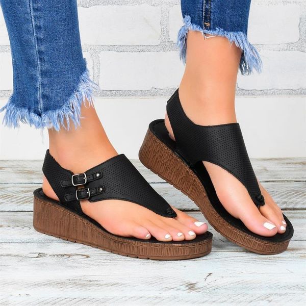 sandals women outdoor beach open toe wedges heels platform shoes summer ladies flats mujer casual flip flops plus size 43, Black
sandals women outdoor beach open toe wedges heels platform shoes summer ladies flats mujer casual flip flops plus size 43, Black