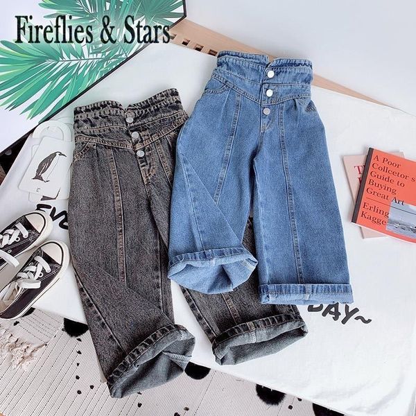 spring autumn girls jeans baby denim pants kids wide leg trousers children bottoms streetwear high waist bud buttons 3 to 14 yrs, Blue
spring autumn girls jeans baby denim pants kids wide leg trousers children bottoms streetwear high waist bud buttons 3 to 14 yrs, Blue