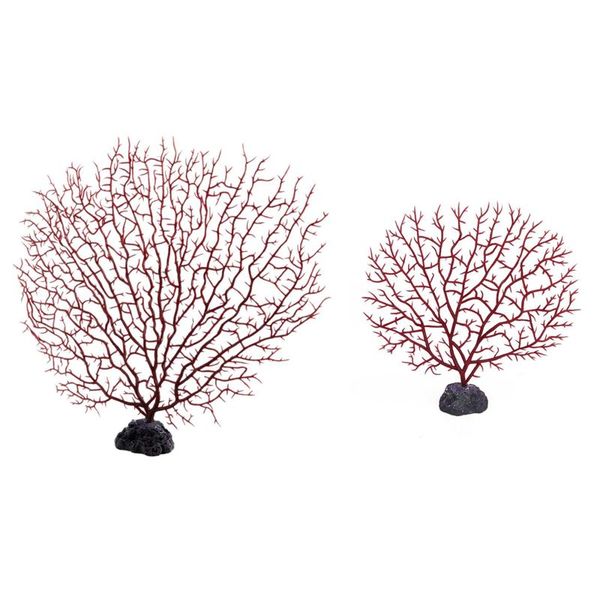 decorations 2 pcs red plastic coral aquarium artificial underwater plants ornament,29x23cm & 15x16cm
decorations 2 pcs red plastic coral aquarium artificial underwater plants ornament,29x23cm & 15x16cm
