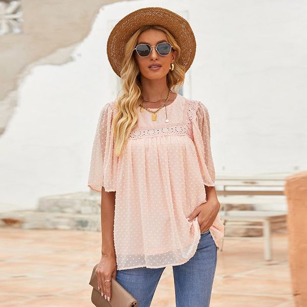 women's blouses & shirts chiffon shirt european american spring and summer pure color medium wool ball short sleeve female, White
women's blouses & shirts chiffon shirt european american spring and summer pure color medium wool ball short sleeve female, White
