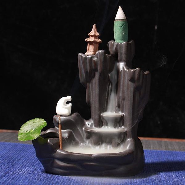 fragrance lamps high mountain water incense burner smoke waterfall backflow holder rockery ceramic censer river handicrafts
fragrance lamps high mountain water incense burner smoke waterfall backflow holder rockery ceramic censer river handicrafts