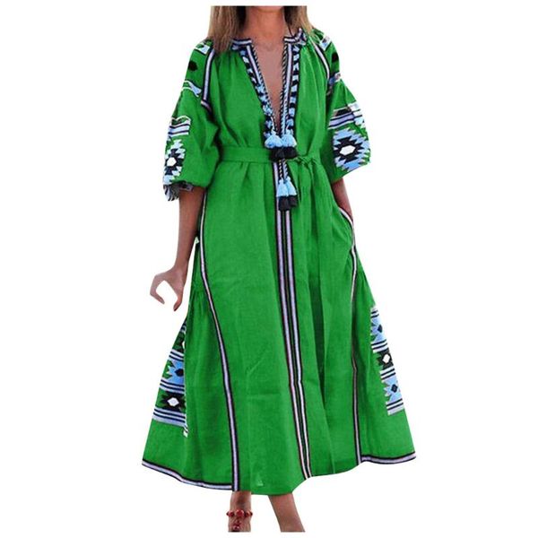 autumn three-quarter puff sleeve long dress women v neck tassel party 2021 elegant floral print patchwork loose dresses casual, Black;gray
autumn three-quarter puff sleeve long dress women v neck tassel party 2021 elegant floral print patchwork loose dresses casual, Black;gray