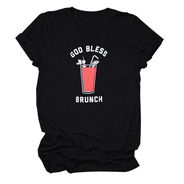 women's t-shirt god bless brunch tshirt woman printing graphic t shirts 90s harajuku clothes gothic 2021 girls juice drink pattern, White
women's t-shirt god bless brunch tshirt woman printing graphic t shirts 90s harajuku clothes gothic 2021 girls juice drink pattern, White