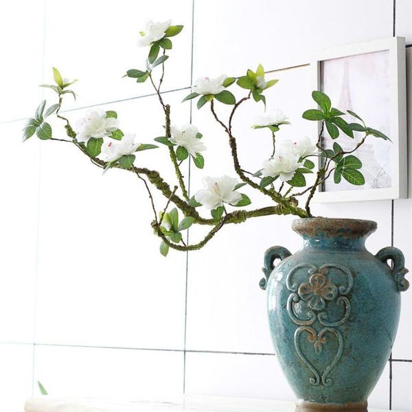 large white azaleas branch with green leaf flexible stem artificial flowers for wedding home decor fake plants decorative & wreaths
large white azaleas branch with green leaf flexible stem artificial flowers for wedding home decor fake plants decorative & wreaths