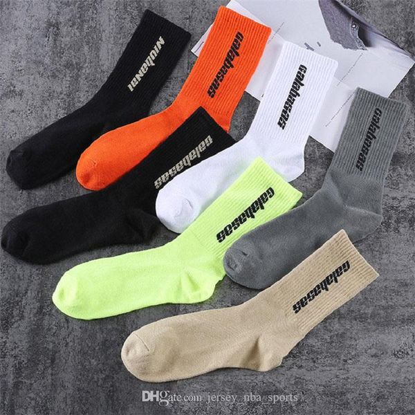 21 7 colors calabasas socks cotton kanye west men women casual skateboard sports basketball socks in tube socks, Black
21 7 colors calabasas socks cotton kanye west men women casual skateboard sports basketball socks in tube socks, Black