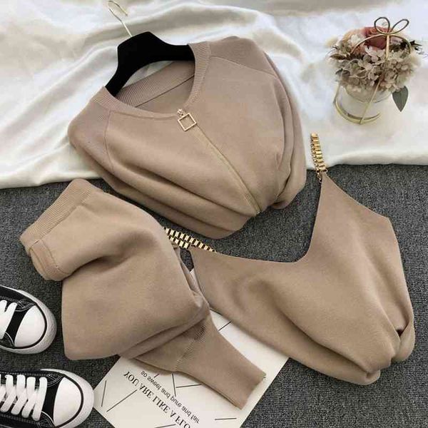 pant 3pcs sweatsuits for women long-sleeve zip cardigans jacket coat tank pants sets suits fashion lounge set casual tracksuits ny92, White
pant 3pcs sweatsuits for women long-sleeve zip cardigans jacket coat tank pants sets suits fashion lounge set casual tracksuits ny92, White
