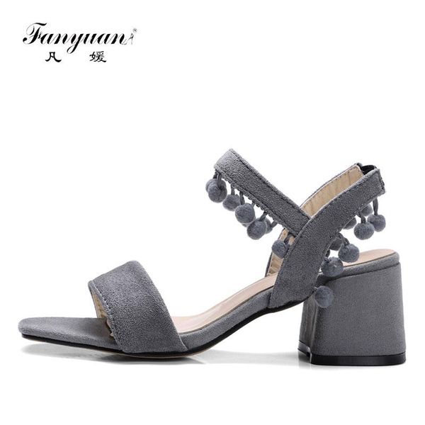 fanyuan heels women shoes summer sandals open toe fringe woman strap comfort chunky ladies, Black
fanyuan heels women shoes summer sandals open toe fringe woman strap comfort chunky ladies, Black