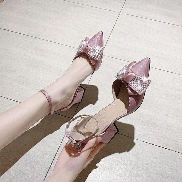 dress shoes summer fashion women comfortable rhinestone sandals pointed bow women's footwear slingback, Black
dress shoes summer fashion women comfortable rhinestone sandals pointed bow women's footwear slingback, Black