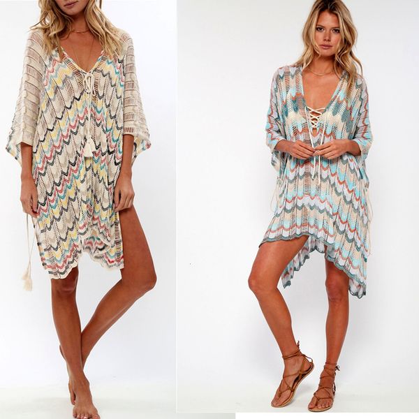 women's swimwear swimsuit cover-ups casual v-neck side split tassel summer beach crochet tunic women beachwear bathing suit cover, White;black
women's swimwear swimsuit cover-ups casual v-neck side split tassel summer beach crochet tunic women beachwear bathing suit cover, White;black