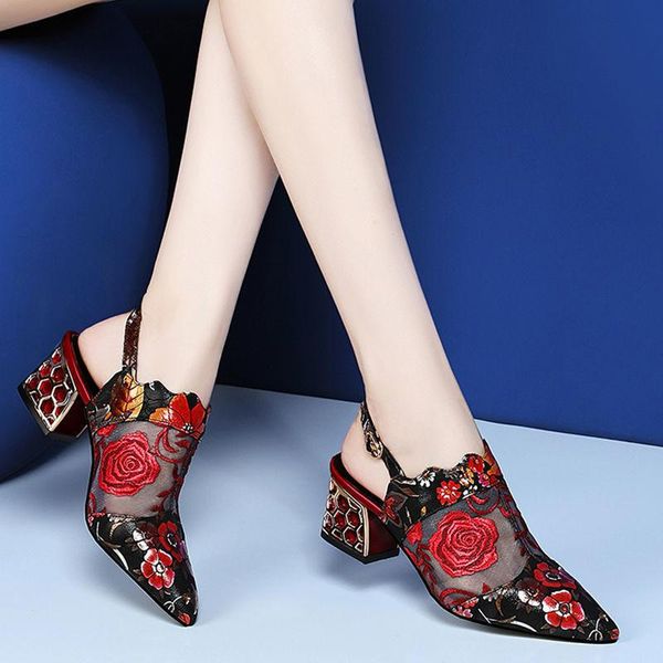 sandals 2021 summer national style women's wear medium thick heel gauze mother's shoes embroidered fashion high, Black
sandals 2021 summer national style women's wear medium thick heel gauze mother's shoes embroidered fashion high, Black