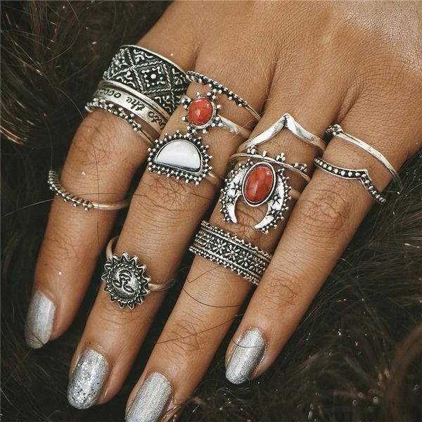 cluster rings guvivi 14 pcs /set flower midi ring sets for women boho beach vintage turkish punk sun knuckle jewelry, Golden;silver
cluster rings guvivi 14 pcs /set flower midi ring sets for women boho beach vintage turkish punk sun knuckle jewelry, Golden;silver