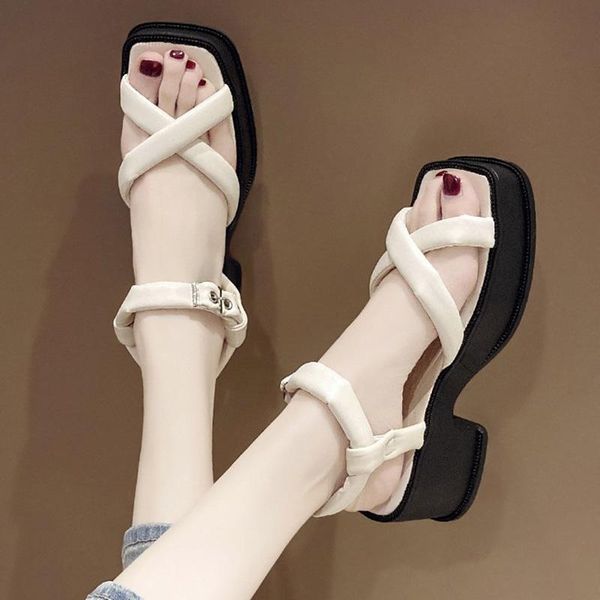 dress shoes rimocy square toe chunky heels sandals women summer vogue cross strap platform woman thick sole outdoor sandalias, Black
dress shoes rimocy square toe chunky heels sandals women summer vogue cross strap platform woman thick sole outdoor sandalias, Black