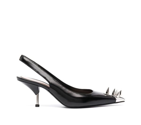 punk stud pump 2021 designer luxury women sandals casual fashion ladies party rivet leather pointed high heels, Black
punk stud pump 2021 designer luxury women sandals casual fashion ladies party rivet leather pointed high heels, Black
