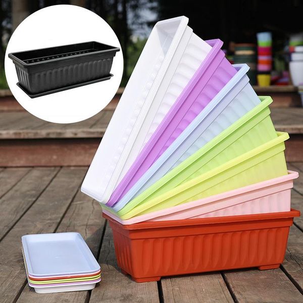 planters & pots 1pc planter pot plastic balcony square flower rectangular color vegetables growing container garden nursery basin window box
planters & pots 1pc planter pot plastic balcony square flower rectangular color vegetables growing container garden nursery basin window box