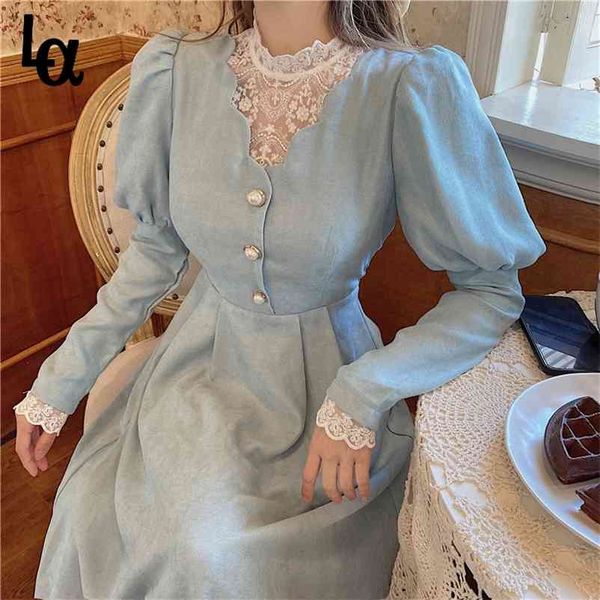 solid elegant dress women winter patchwork lace party midi female casual french style sweet kawaii korean 210519, Black;gray
solid elegant dress women winter patchwork lace party midi female casual french style sweet kawaii korean 210519, Black;gray