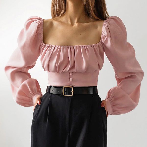 paris girl winter autumn women tshirts pullover fashion square neck pleated chest temperament slim long sleeve 210524, White
paris girl winter autumn women tshirts pullover fashion square neck pleated chest temperament slim long sleeve 210524, White