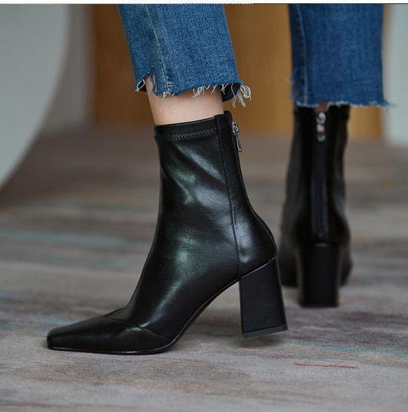 boots 2021 women high heel riding, equestrian ankle fashion patent leather platform shoes, Black
boots 2021 women high heel riding, equestrian ankle fashion patent leather platform shoes, Black
