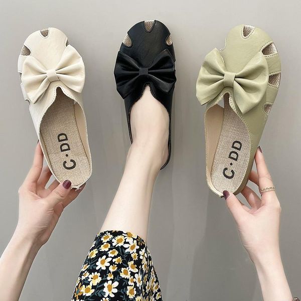 shoes ladies' slippers butterfly-knot cover toe luxury slides mules for women 2021 pantofle flat designer basic butterfly-kn, Black
shoes ladies' slippers butterfly-knot cover toe luxury slides mules for women 2021 pantofle flat designer basic butterfly-kn, Black
