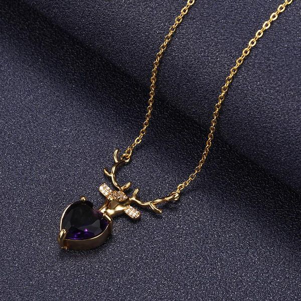pendant necklaces korean bling zircon love heart shape for women simple antlers animal clavicle chain wedding gifts femme, Silver
pendant necklaces korean bling zircon love heart shape for women simple antlers animal clavicle chain wedding gifts femme, Silver