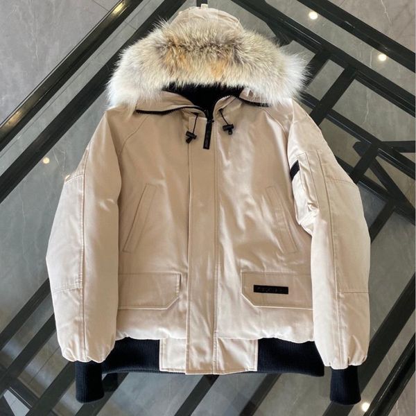 men bomber down jacket removable wolf fur parkas zipper pockets warm outwear designer women ruff winter coat white, Black
men bomber down jacket removable wolf fur parkas zipper pockets warm outwear designer women ruff winter coat white, Black