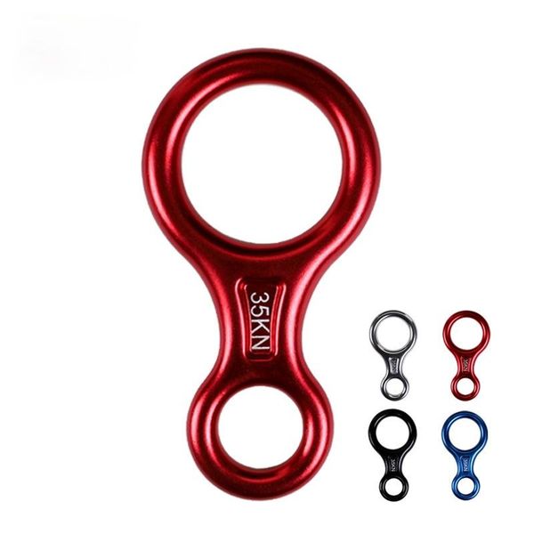 rappel rock climbing gear belay descender figure of 8 aluminum 35kn/7500lb cords, slings and webbing
rappel rock climbing gear belay descender figure of 8 aluminum 35kn/7500lb cords, slings and webbing