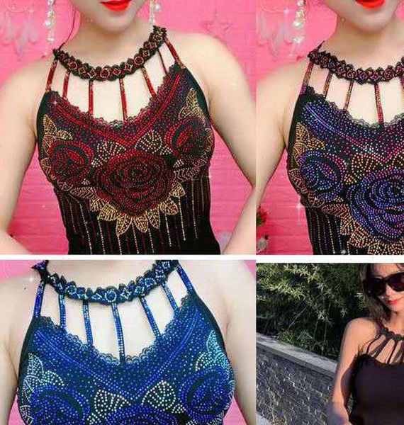 rhinestone glitter bohemian vest women tank fashion style clothing cocktail party clubwear baddie aestheti, White
rhinestone glitter bohemian vest women tank fashion style clothing cocktail party clubwear baddie aestheti, White