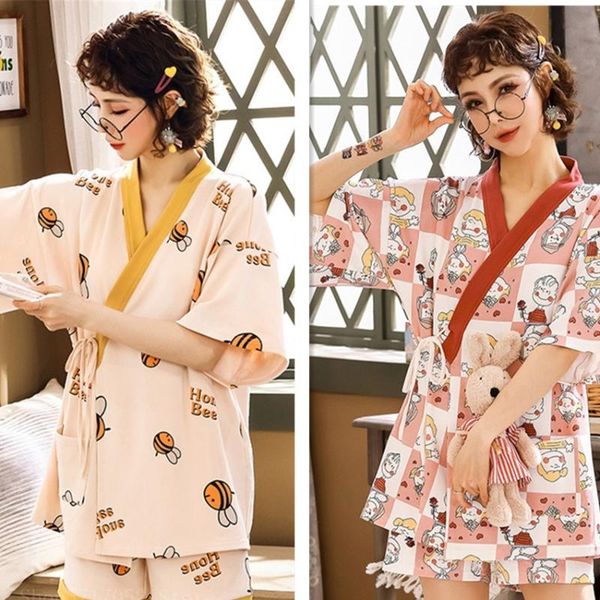 women summer sleepwear sets lovely cartoon pattern pajamas female plus size two piece set cotton short home wear outfits ethnic clothing, Red
women summer sleepwear sets lovely cartoon pattern pajamas female plus size two piece set cotton short home wear outfits ethnic clothing, Red