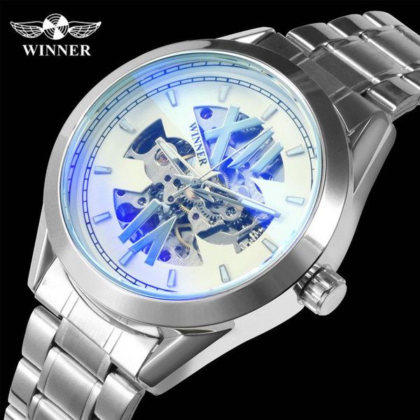 wristwatches winner official automatic watch men classic skeleton mechanical watches luminous hands luxury stainless steel strap wristwatch, Slivery;brown
wristwatches winner official automatic watch men classic skeleton mechanical watches luminous hands luxury stainless steel strap wristwatch, Slivery;brown