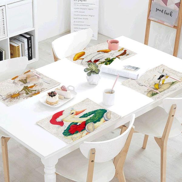 table napkin cuteness cartoon yellow duck linen tablecloths skirt placemat kitchen printed decoration dining accessories 42x32cm
table napkin cuteness cartoon yellow duck linen tablecloths skirt placemat kitchen printed decoration dining accessories 42x32cm