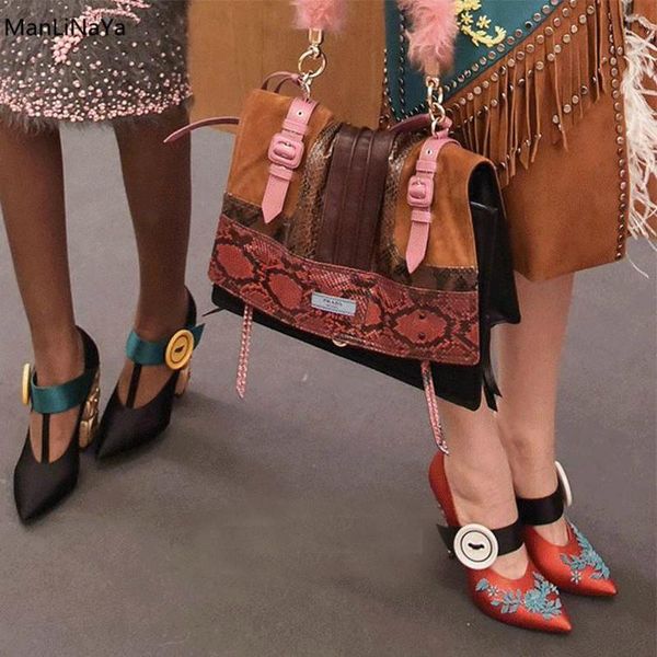 dress shoes design string bead women pumps button belt pointed toe wedding runway strange style female mary janes, Black
dress shoes design string bead women pumps button belt pointed toe wedding runway strange style female mary janes, Black