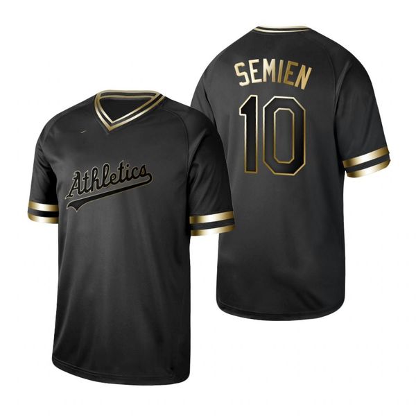 oakland athletics men 10 marcus semien youthjerseys, Black;red