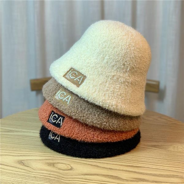 berets 2021 autumn and winter thick fisherman hat ladies face small wild warm bucket hats street fashion plush high-end basin cap, Blue;gray
berets 2021 autumn and winter thick fisherman hat ladies face small wild warm bucket hats street fashion plush high-end basin cap, Blue;gray