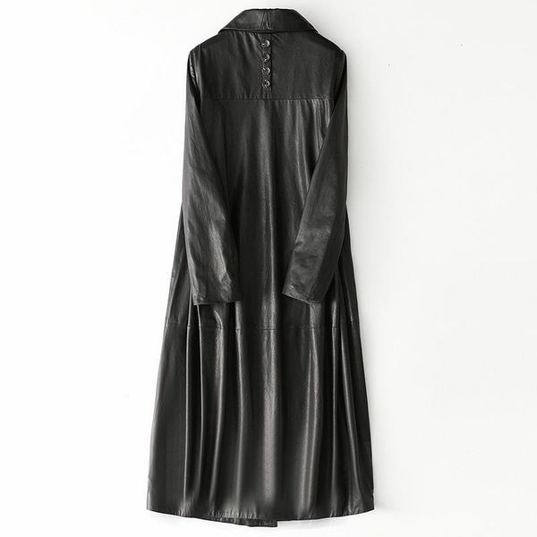 women's leather & faux genuine 200% jacket women spring autumn sheepskin coat female winter long real windbreaker overcoat zy02, Black
women's leather & faux genuine 200% jacket women spring autumn sheepskin coat female winter long real windbreaker overcoat zy02, Black