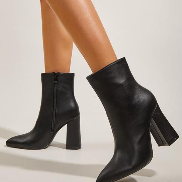 boots sarairis fashion big size 42 solid concise elegant comfy great quality zipper ankle square heel women shoes, Black
boots sarairis fashion big size 42 solid concise elegant comfy great quality zipper ankle square heel women shoes, Black