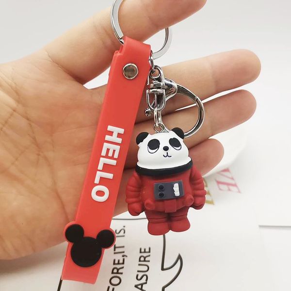 2021 fashion keychain cartoon animal astronaut key chain bag pendant resin panda mouse dog gift, Silver
2021 fashion keychain cartoon animal astronaut key chain bag pendant resin panda mouse dog gift, Silver