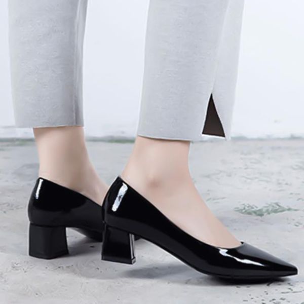 dress shoes 2021 women pumps black gray high heels 5cm/7cm lady patent leather thick with autumn pointed single female sandals
dress shoes 2021 women pumps black gray high heels 5cm/7cm lady patent leather thick with autumn pointed single female sandals