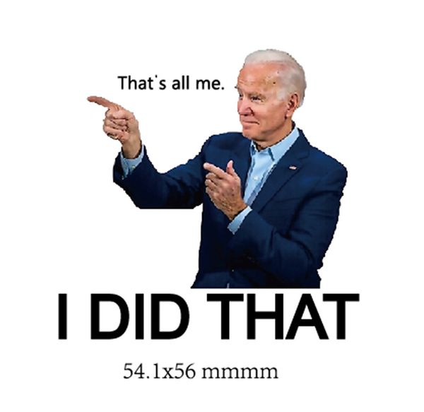 i did that 100pcs ale usa president biden stickers non-random for car bike luggage sticker lapskateboard motor water bottle snowboard wall d
i did that 100pcs ale usa president biden stickers non-random for car bike luggage sticker lapskateboard motor water bottle snowboard wall d