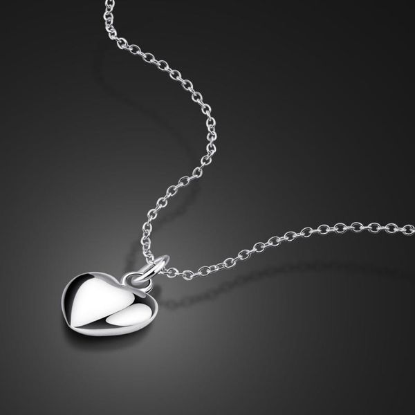 chains fashion heart-shaped pendant necklace 100% 925 sterling silver woman sweet simple choker jewelry gift
chains fashion heart-shaped pendant necklace 100% 925 sterling silver woman sweet simple choker jewelry gift