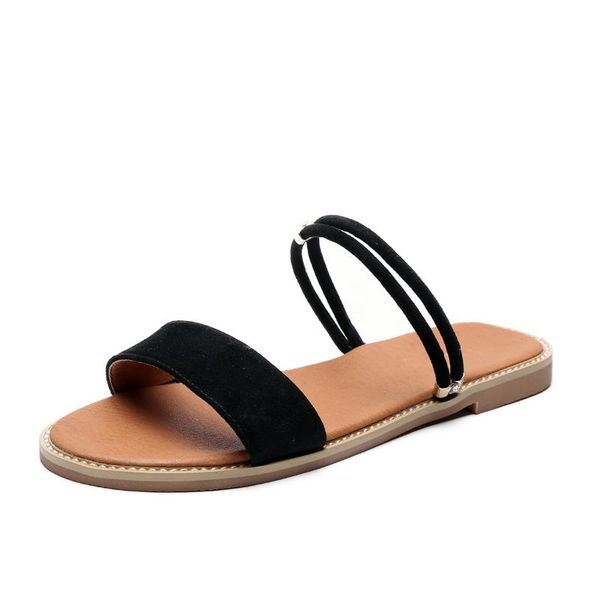 koovan simple women's sandals and slippers 2021 summer two ways to wear flat bottom open-toed students beach tourism shoes, Black
koovan simple women's sandals and slippers 2021 summer two ways to wear flat bottom open-toed students beach tourism shoes, Black